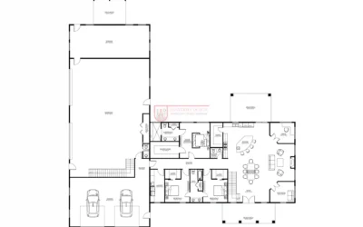 3 bedroom barndominium with shop floor plans