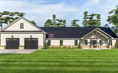 3 bedroom barndominium floor plan