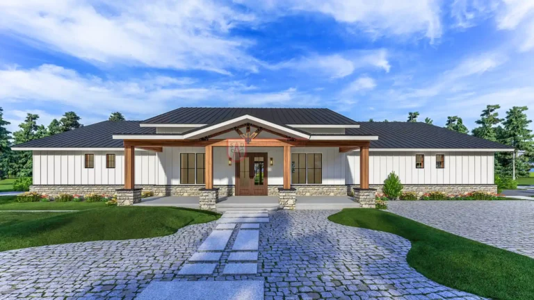 4 bedroom single story barndominium floor plans