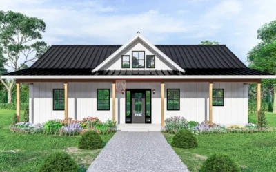 3 Bedroom Barndominium House Plan 246SVD