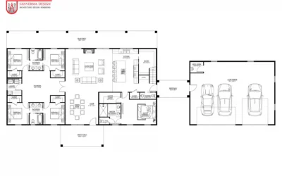 4 bedroom 3.5 bath barndominium floor plans