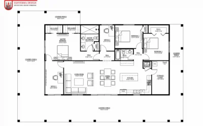 barndominium floor plans 3 bed 2 bath