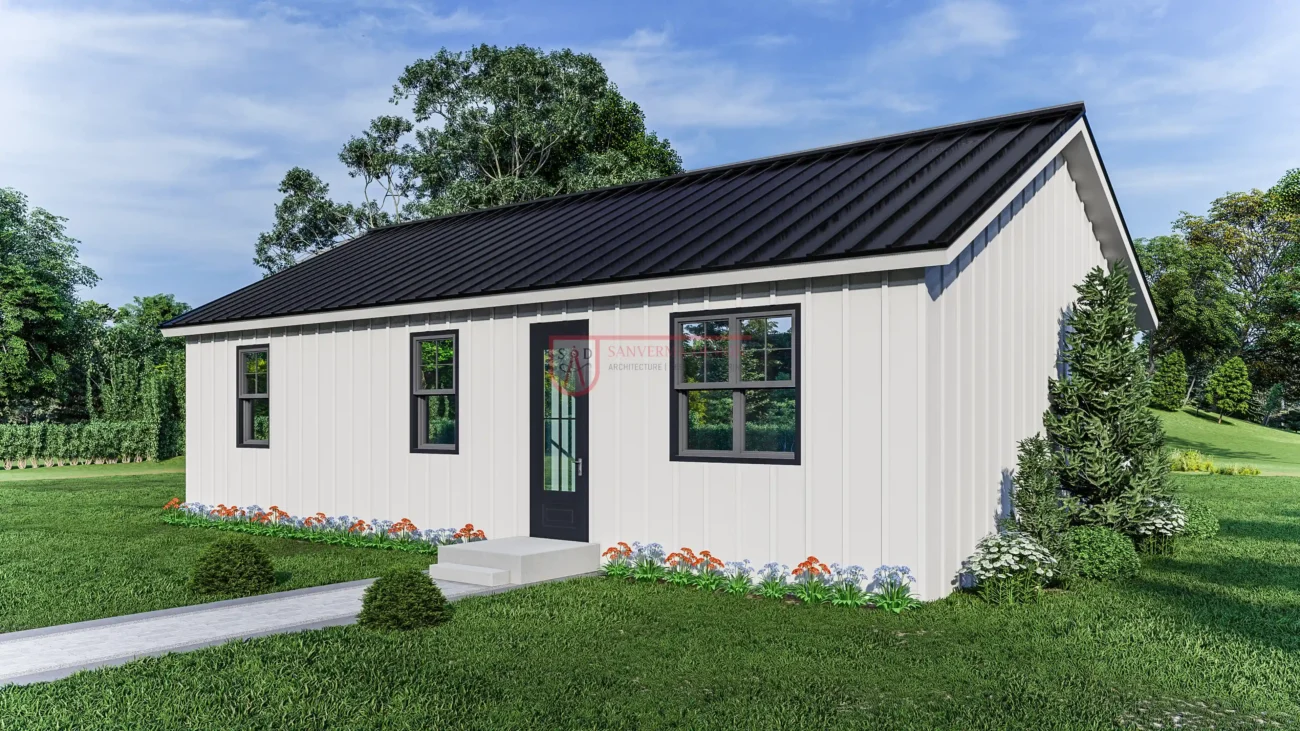 3 bedroom pole barn house plans