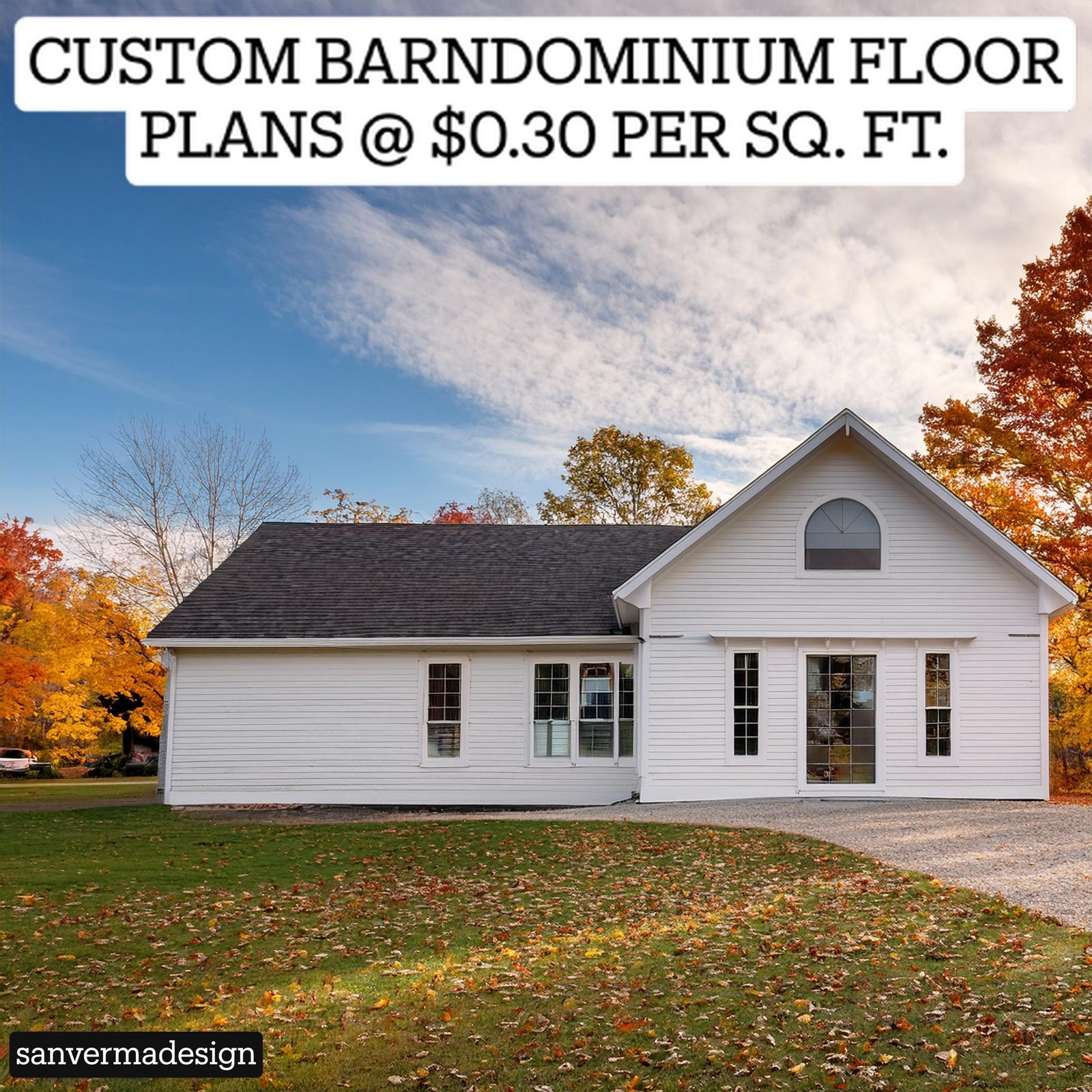 Cost to build a 30x35 Barndominium