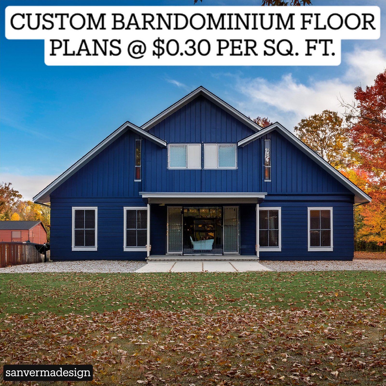 30x35 Barndominium with loft