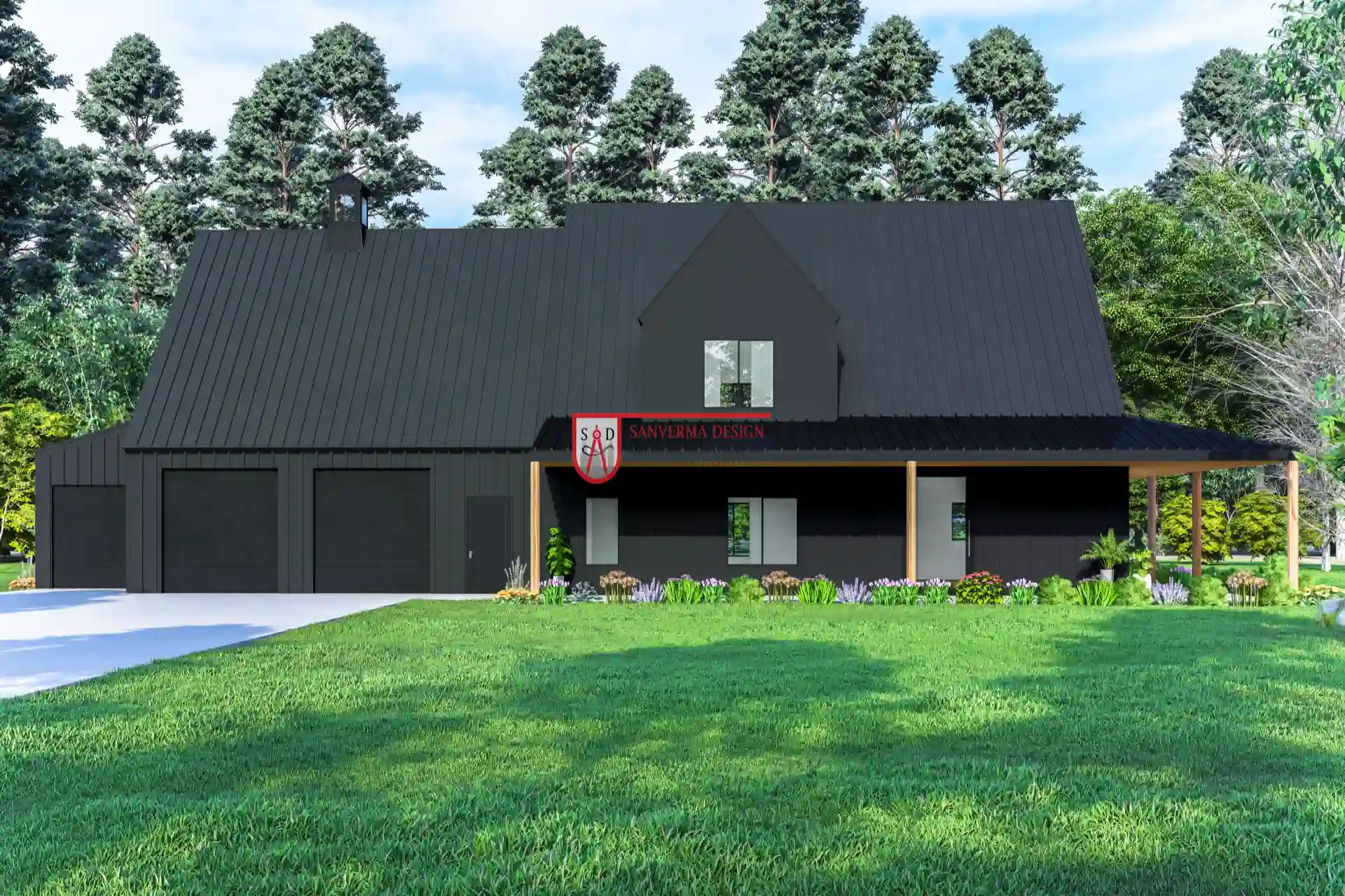 3 bed 3 bath barndominium plans