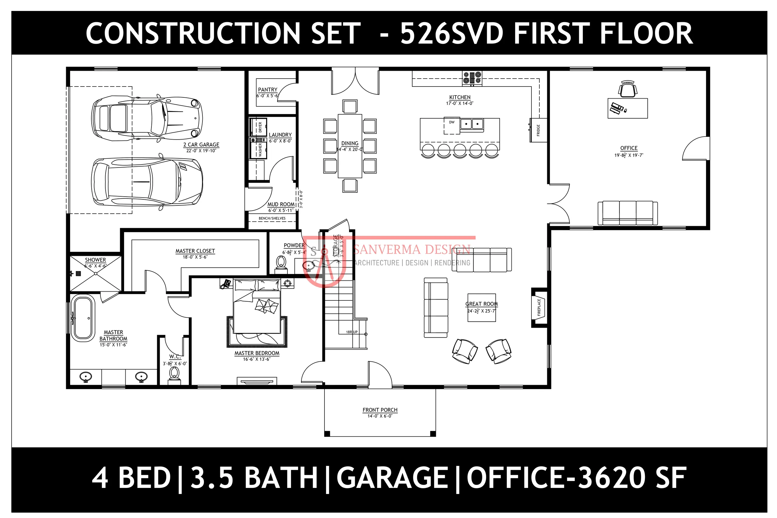 2 story 4 bedroom barndominium floor plans