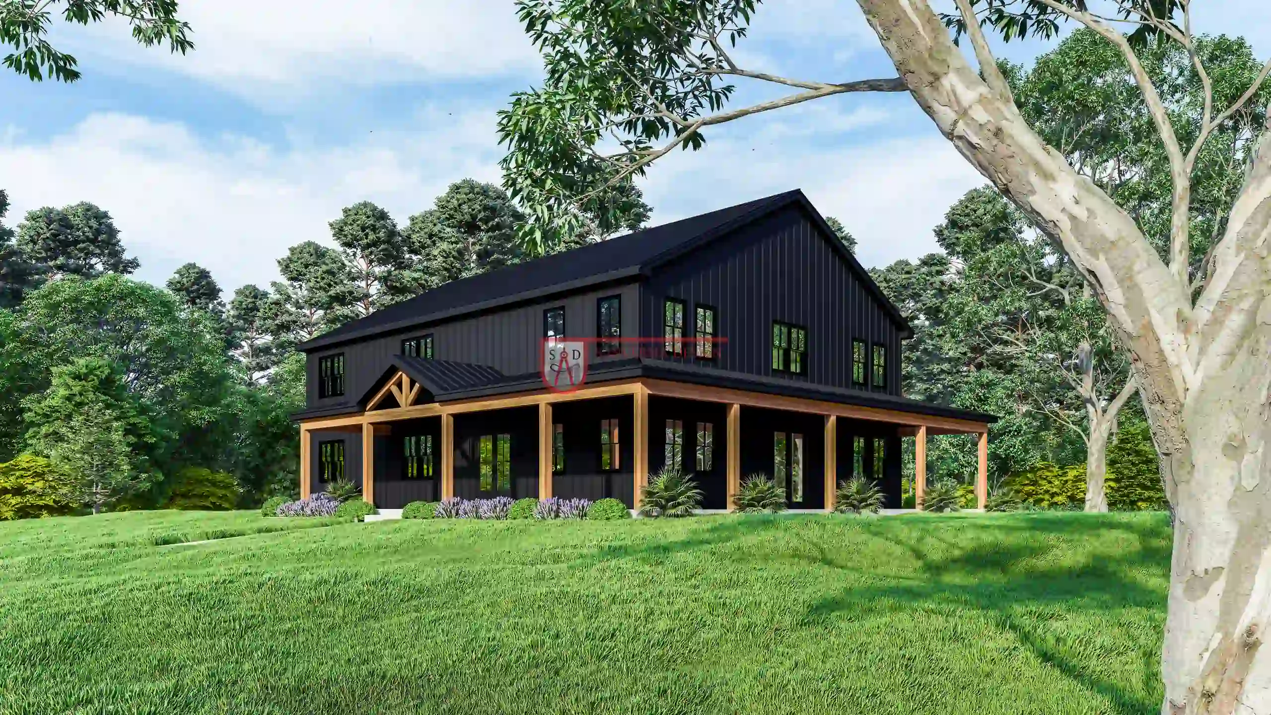 4 bedroom 2 story barndominium floor plans