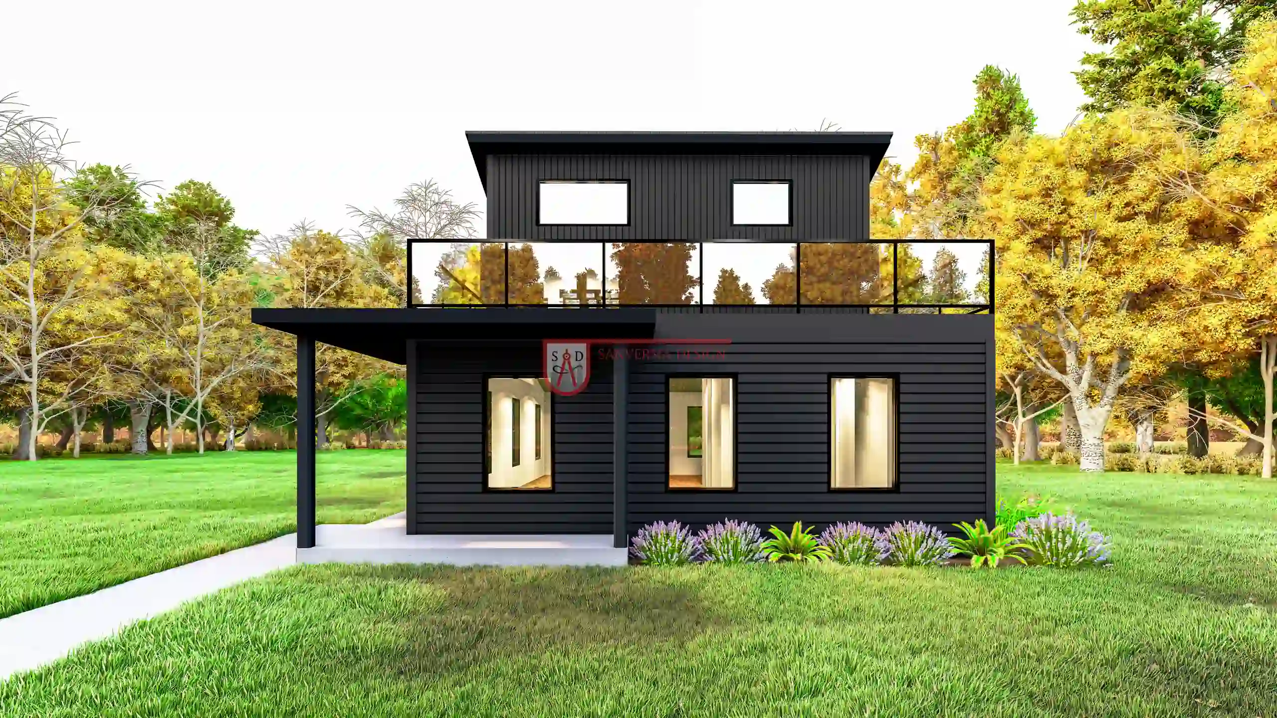 two bedroom barndominium