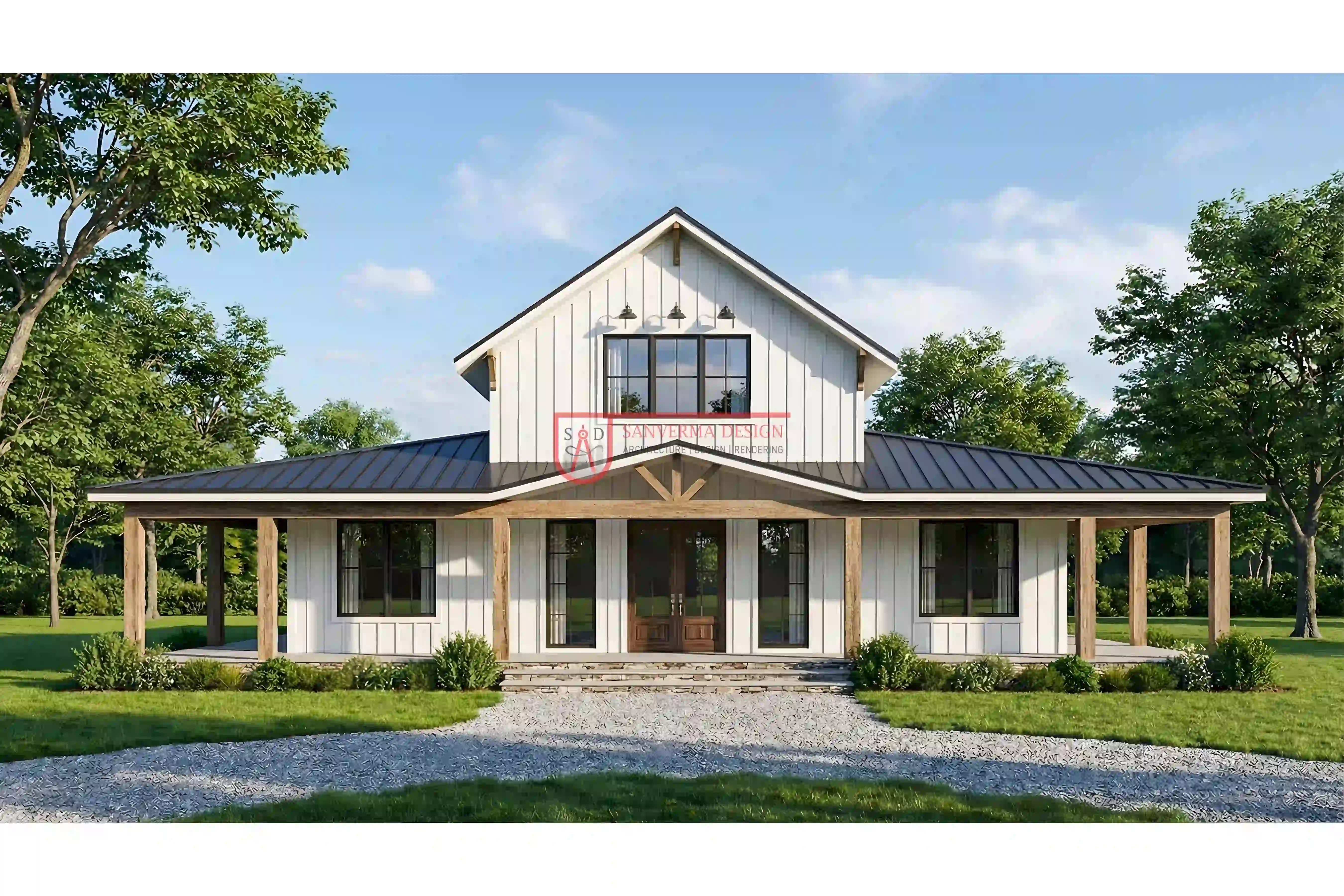 249SVD-V3-COVER PAGE_result 4 bed 4 bath with loft barndominium house plan